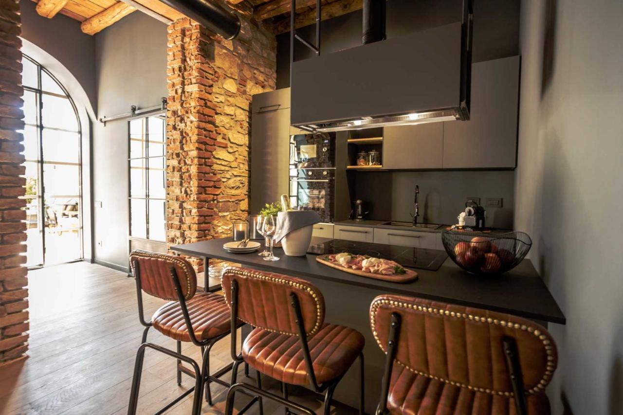 Ar Prestige Penthouse - Tribeca Loft Apartment Bergamo Exterior foto